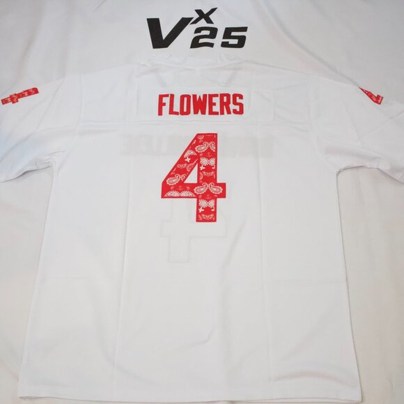 NEW Men's Adidas Boston College Eagles Zay Flowers Welles Bandana Jersey Sz Lg - Picture 6 of 9